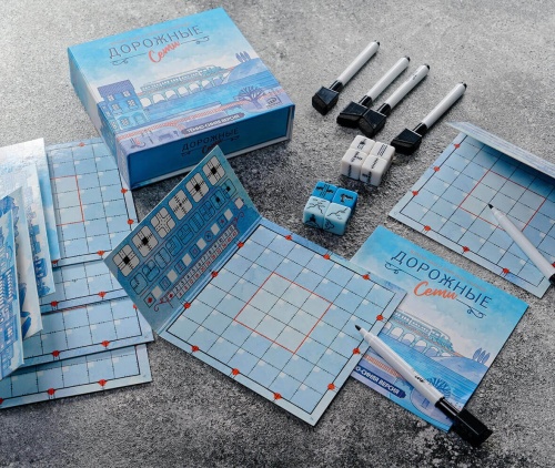 Настольная игра "Дорожные Cети: Темно-синяя версия" "Railroud lnk Deep Blue Edition фото 4