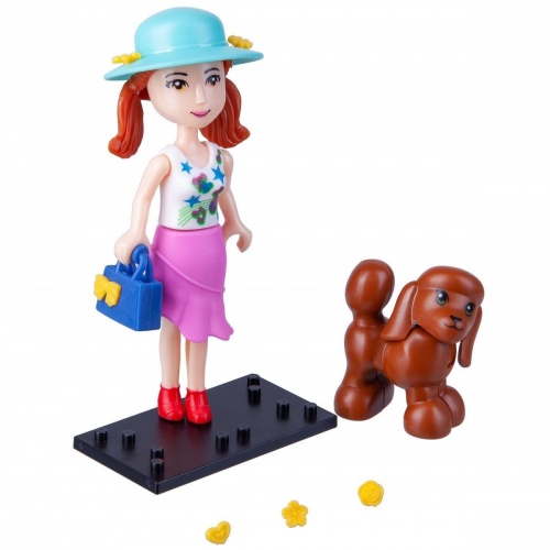 Набор игровой Bondibon куколка «OLY» с домашним питомцем и аксессуары, бирюзовый чемодан BLISTER фото 4