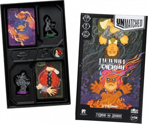 настольная игра unmatched. гудини против джинна фото 3 Настольная игра Unmatched. Гудини против Джинна фото 3