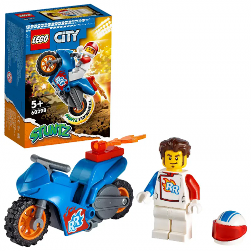 LEGO. Конструктор 60298 "City Rocket Stunt Bike" (Реактивный трюковый мотоцикл) фото 5