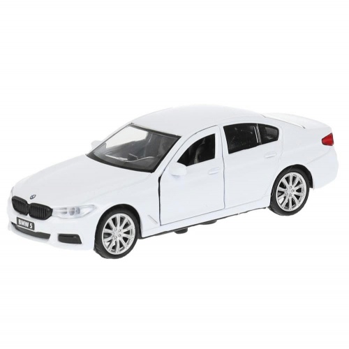 Технопарк. Модель "BMW 5-ER M-Sport Sedan" 12 см, металл двери, багаж, бел, кор.  арт.5ER-12-WH фото 2