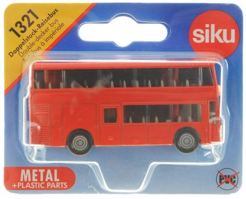 Двухэтажный автобус Siku, красный фото 4