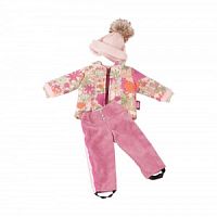 Набор одежды для куклы Gotz, зимний комбинезон "Цветы", 45-50 см