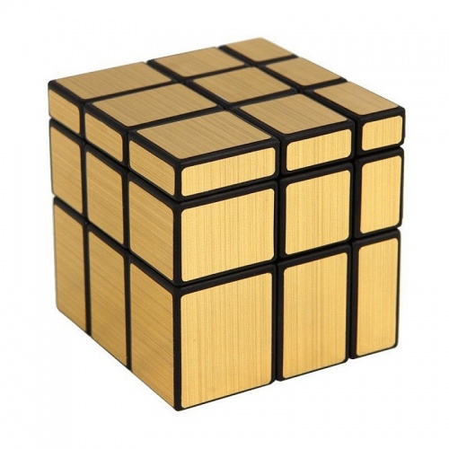 Зеркальный Кубик 3х3 Золото фото 3