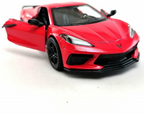 Kinsmart. Модель арт.КТ5432/3 "Corvette 2021" 1:36 (красная) инерц. фото 4