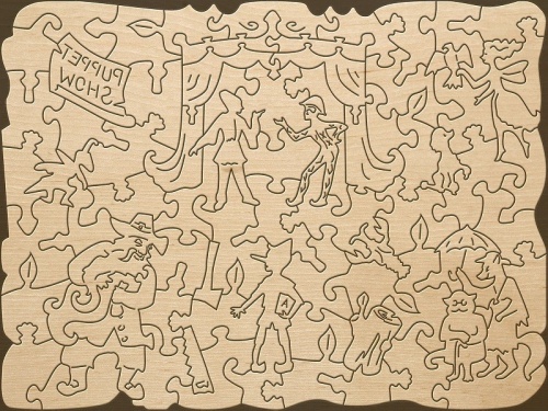Страна сказок Фигурный деревянный пазл  "Пиноккио" арт.8383 (мрц 499 RUB) фото 5