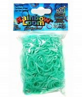Резиночки для плетения браслетов RAINBOW LOOM, коллекция Перламутр - Карибы, зеленый