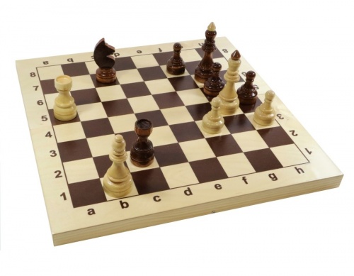 Настольная игра ДЕСЯТОЕ КОРОЛЕВСТВО 2846 Шахматы Гроссмейстерские деревянные (43см х 43см) фото 2