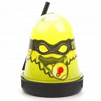 Игрушка ТМ "Slime "Ninja" арт.S130-19 светится в темноте, желтый, 130 г. "боится холода"