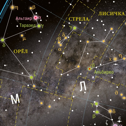 Карта настенная на рейках. Звездное небо/Планеты. 101х69 см. ЛАМ ГЕОДОМ фото 4