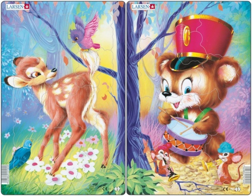 Пазл Larsen "Милые животные", 14 деталей фото 2