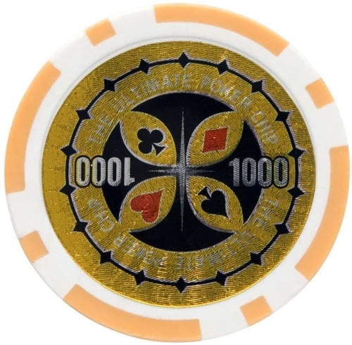 "Ultimate 500 Silver",  Профессиональный набор для игры в покер. фото 10