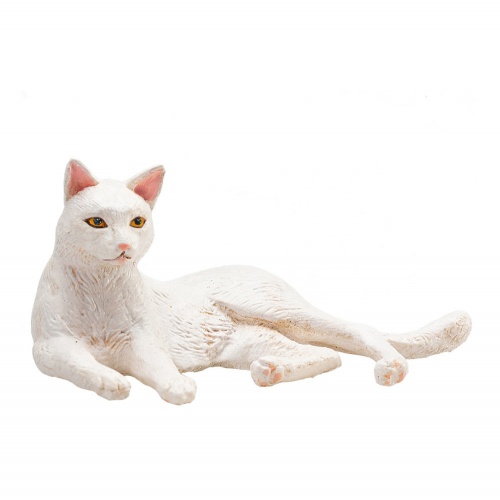 Кошка, белая (лежащая) фото 4