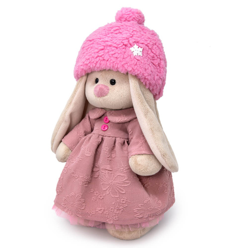 Зайка Ми в платье и меховой шапке (большой)  32 фото 3