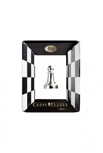 Головоломка Пешка/ Cast Chess Pawn -silver- фото 2