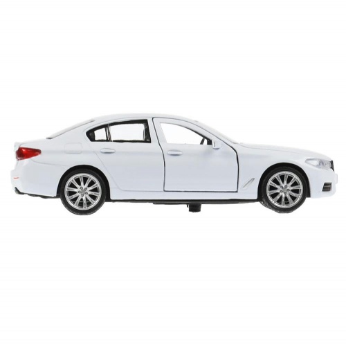 Технопарк. Модель "BMW 5-ER M-Sport Sedan" 12 см, металл двери, багаж, бел, кор.  арт.5ER-12-WH фото 4