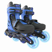 Роликовые коньки YVolution Neon Combo Skates, синий (размеры 29-32 RU)