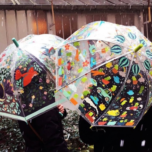 Зонтик - Цветы и птицы фото 5
