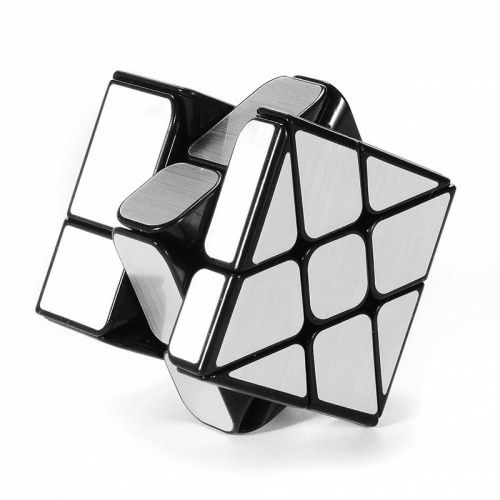 Зеркальный Кубик Колесо Серебро фото 7