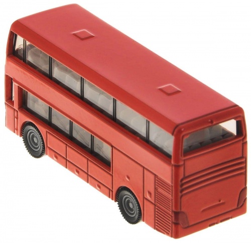 Двухэтажный автобус Siku, красный фото 3