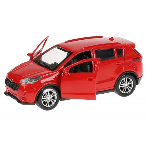 Технопарк. Модель "Kia Sportage" арт.SPORTAGE-RD металл 12 см, откр дв, багаж, инерц, красный, фото 3