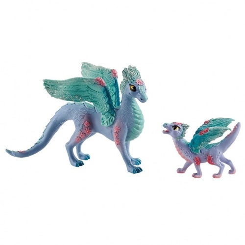Цветочный дракон с детенышем фото 2