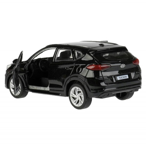 Технопарк. Модель "Hyundai Tucson" металл 12 см, двери, багаж., инер, черный, арт.TUCSON-12-BK фото 5