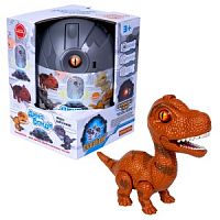 Сборный динозавр Дино Бонди со светом и звуком, брахиозавр, тм Bondibon, BOX 13x13x17,6 см, арт. MC2