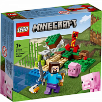 LEGO. Конструктор 21177 "Minecraft Dessert" (Засада Крипера)