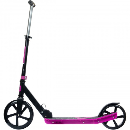 Самокат детский BONDIBON DELTA сталь+пластик, складной, колеса PU 230*200мм, розовый фото 4