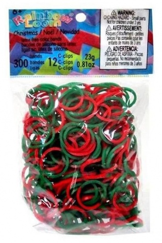 Резиночки для плетения браслетов RAINBOW LOOM Рождество фото 3