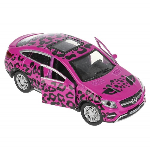 Технопарк. Модель "Mercedes-Benz Gle Coupe" арт.GLECOUPE-12GRL-PIN 12см,инерц. металл. розовый. фото 6