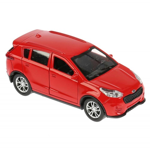Технопарк. Модель "Kia Sportage" арт.SPORTAGE-RD металл 12 см, откр дв, багаж, инерц, красный, фото 5