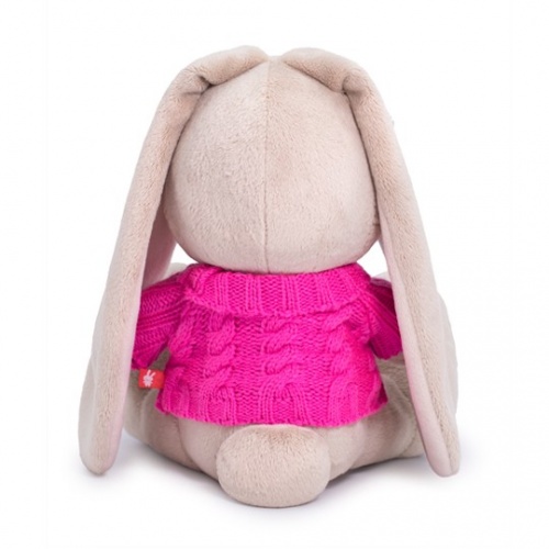 Мягкая игрушка BUDI BASA SidS-344 Зайка Ми в розовом свитере 18 см фото 4