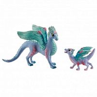 Цветочный дракон с детенышем