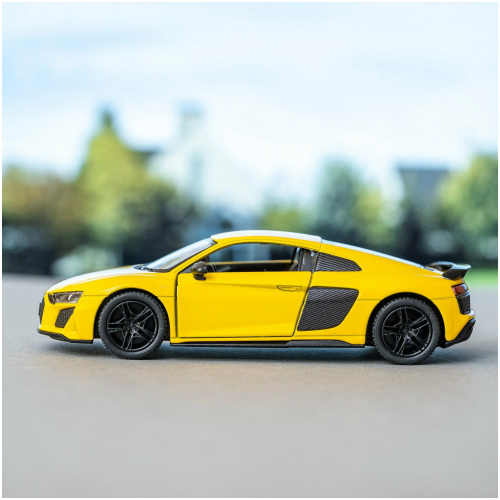 Kinsmart. Модель арт.КТ5422/4 "Audi R8 Coupe 2020" 1:36 (желтая) инерц. фото 2