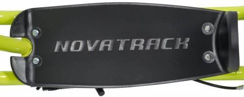 Самокат внедорожный Novatrack STAMP N1, ручной тормоз V-brake, дропаут, мягкая накладка на руле, лим фото 8