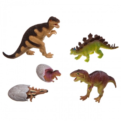 Набор животных BONDIBON "Ребятам о Зверятах", динозавры, 5", 12 шт. фото 3