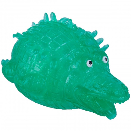 Чудики Bondibon  детская игрушка-антистресс «МЯКИШ» крокодил, BLISTER CARD 15,1x6,5х21,4 см фото 3