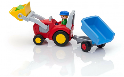 Playmobil. Конструктор арт.6964 "Tractor with Trailer" (Трактор с прицепом) фото 4
