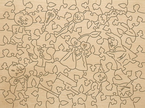 Страна сказок Фигурный деревянный пазл  "Чиполлино" арт.8282 (мрц 485 руб) /48 фото 3