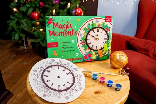 Набор для творчества MAGIC MOMENTS CL-2 часы новогодние фото 9