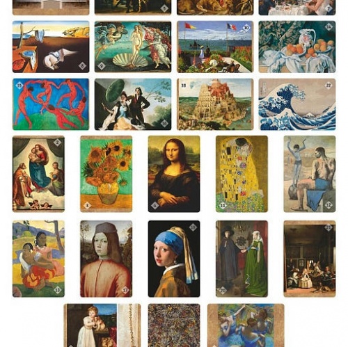 Мемо "Мировые шедевры" (50 карточек) арт.8394 фото 2