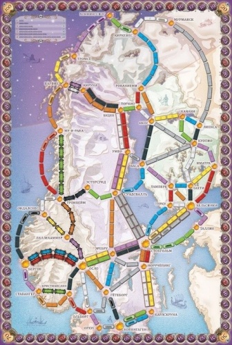 Настольная игра: Ticket to Ride: Северные страны, арт. 1702 фото 7