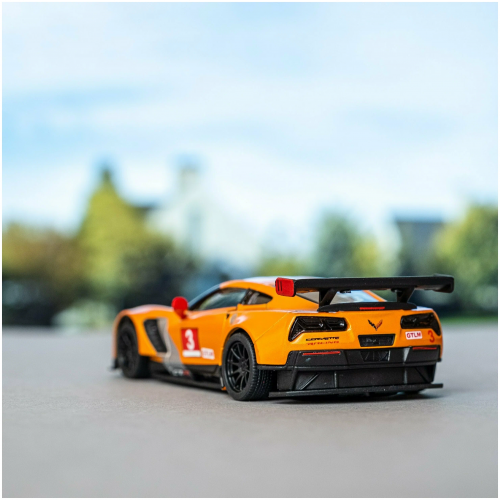 Kinsmart. Модель арт.КТ5397/4 "Corvette C7. R Race Car 2016" 1:36 (оранжевая) инерц. фото 3
