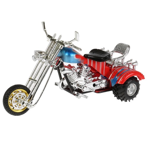 Технопарк. Мотоцикл "Трайк" металл. 18 см, свет, звук, выдвиж. поднож., арт.ZY797890-R фото 7
