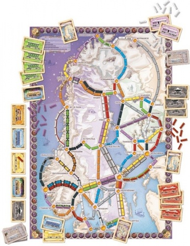 Настольная игра: Ticket to Ride: Северные страны, арт. 1702 фото 6