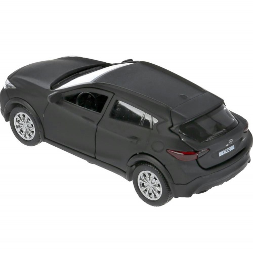 Технопарк. Модель "Infiniti QX30. Матовый" арт.QX30-12MAT-BK металл 12 см двер, багаж, инерц, черный фото 4