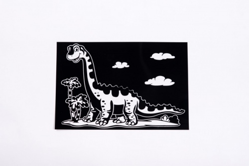 Набор для творчества СВЕТОВЫЕ КАРТИНЫ РС-214 А4 Динозавры фото 9