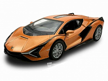 Kinsmart. Модель арт.КТ5431/2 "Lamborghini Sian FKP 37" 1:40 (оранжевая) инерц.